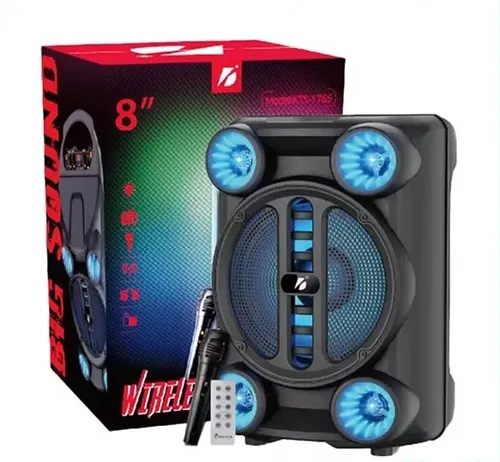 KTS-1765 8 Inch Bluetooth Speaker with Microphone
