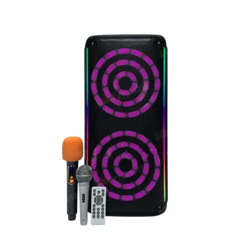 KTS-1912 Wireless Portable Karaoke 23″ Speaker With 2 Microphones