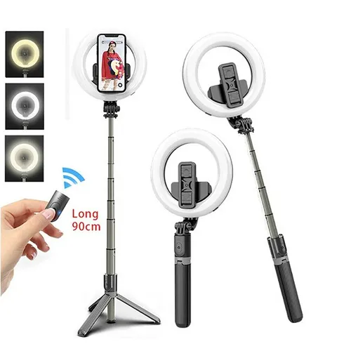 L07 Selfie Stick Tripod with LED Ring