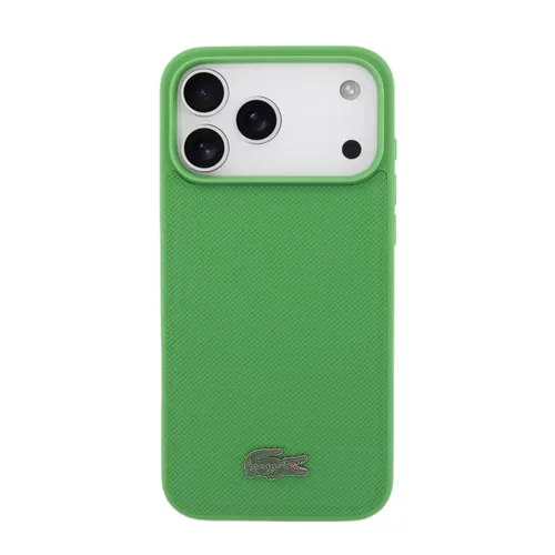 Lacoste Magsafe Leather Hard Case for iPhone 17 Pro Max