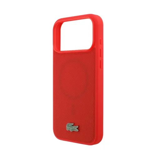Lacoste Magsafe Leather Hard Case for iPhone 17 Pro Max