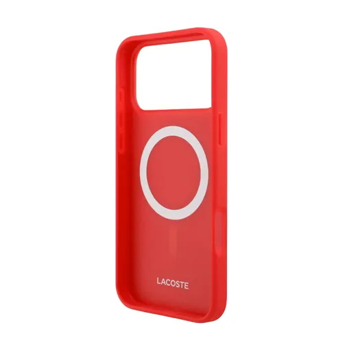 Lacoste Magsafe Leather Hard Case for iPhone 17 Pro Max
