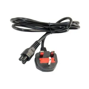 Laptop Power Cable 3 Pin – Black