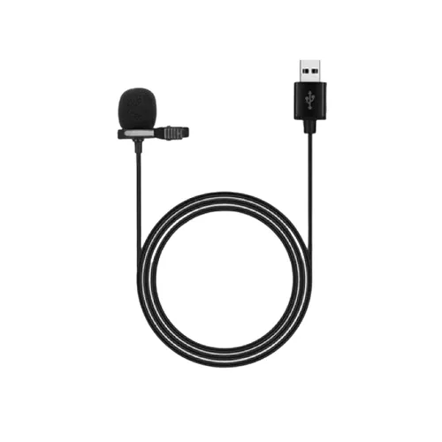 Lavalier JH-044 Clip On USB Microphone – Black