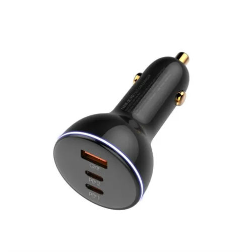 LDNIO 160W 3 Port Super Charge Car Charger with Cable