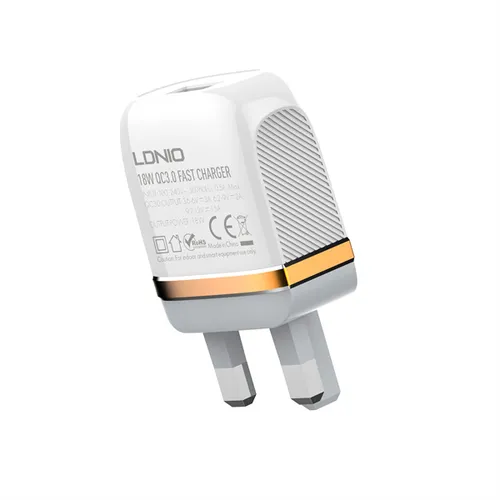 LDNIO 18W QC3.0 Quick Charger A1307Q (Lightning Type C Micro)