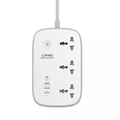 LDNIO 3 AC Outlets Wi-Fi Smart Power Strip SCW3451