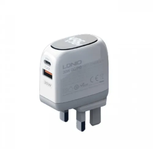 LDNIO 30W LED Display Fast Charger A2522C