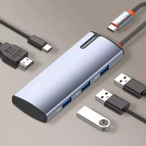 LDNIO 5 In 1 USB-C HUB Station DS-15H