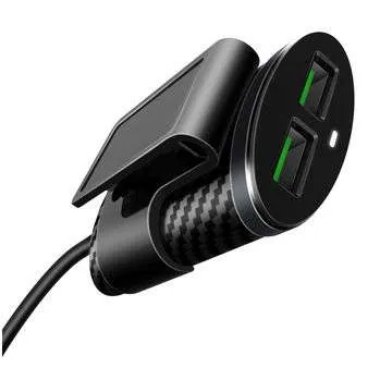 LDNIO 5.1A Car Quick Charger, 4 USB Port Car Socket Power Lighter Adapter,