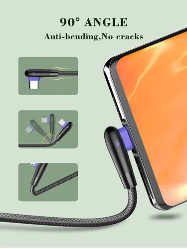 LDNIO 90 Degree Angle Elbow Data Cable (LS562)