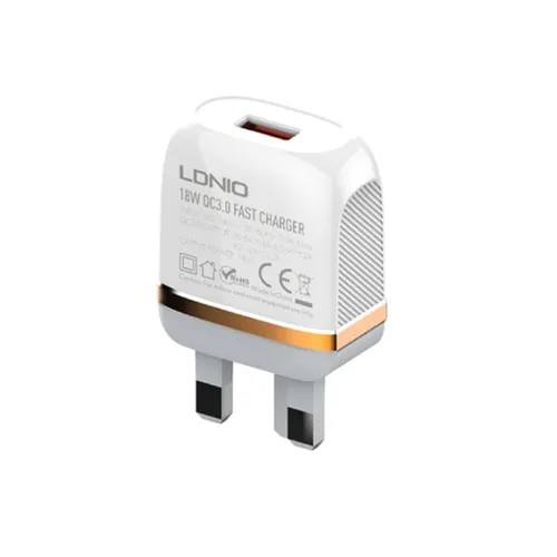 LDNIO A1307Q 18W QC3.0 Quick Charger With Micro Cable