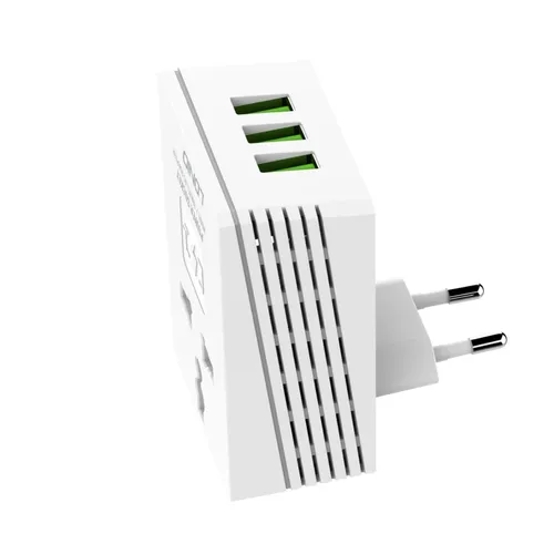 LDNIO A3306 2 IN 1 Travel Converter Adapter and 3 USB Charger