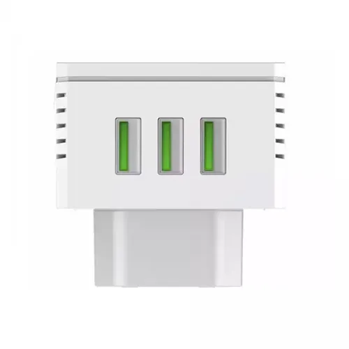 LDNIO A3306 2 in 1 Travel Converter Adapter with 3 USB Mobile Charger