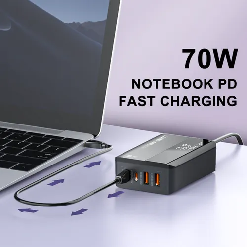 LDNIO A4808Q 70W Super Fast Charging Desktop Charger