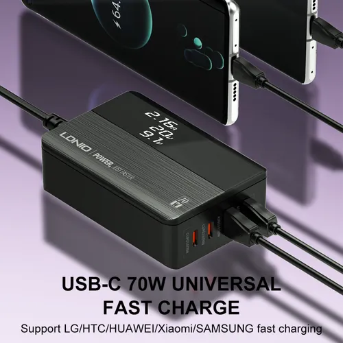 LDNIO A4808Q 70W Super Fast Charging Desktop Charger