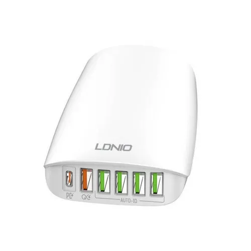 LDNIO A6573C 65W 6 USB Fast Charging Desktop Charger