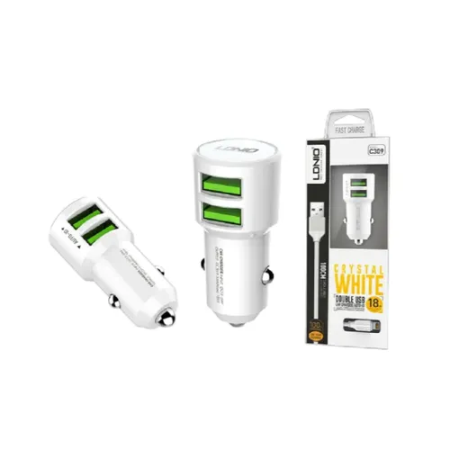 LDNIO C309 2 In 1 Car Charger 3.6A
