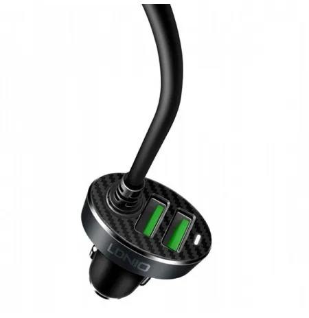 LDNIO C502 5.1A 4 Ports USB Car Charger