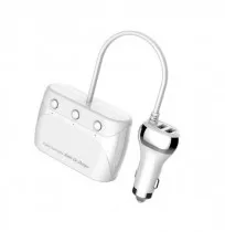 LDNIO C504 Socket Splitter Super Car Charger