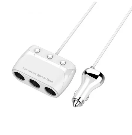 LDNIO C504 Socket Splitter Super Car Charger
