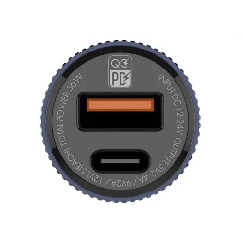 LDNIO C510Q 36W Dual USB Ports Fast Car Charger