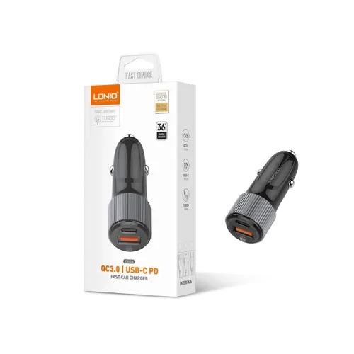 LDNIO C510Q 36W QC3.0 + PD in-car Charger