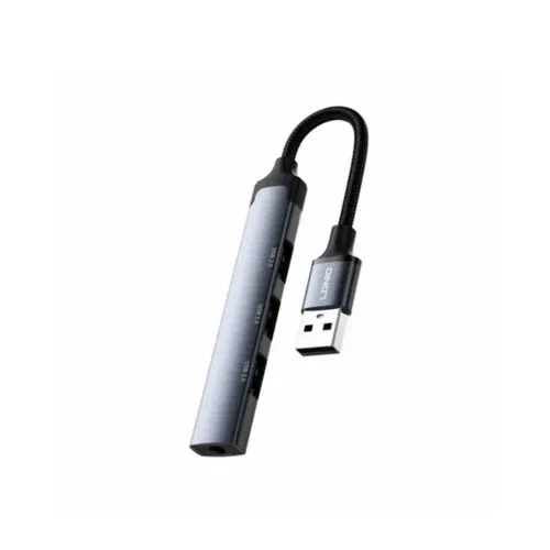 LDNIO DS-104U USB-A 2.0x3+3.5mm Audio Data Transmission Hub Adapter