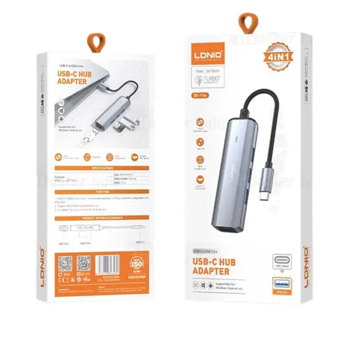 LDNIO DS-114C USB-C Hub Adapter