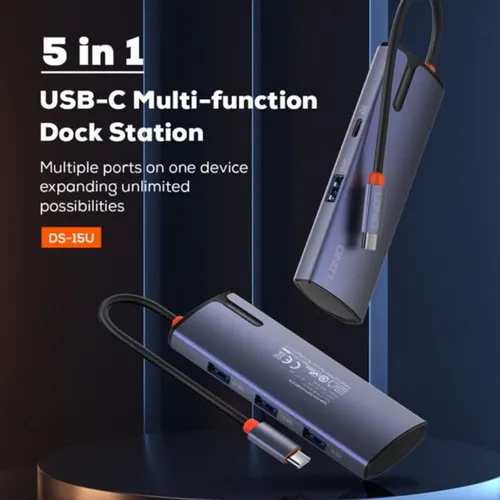 LDNIO DS-15U 5-in-1 USB-C Docking Station