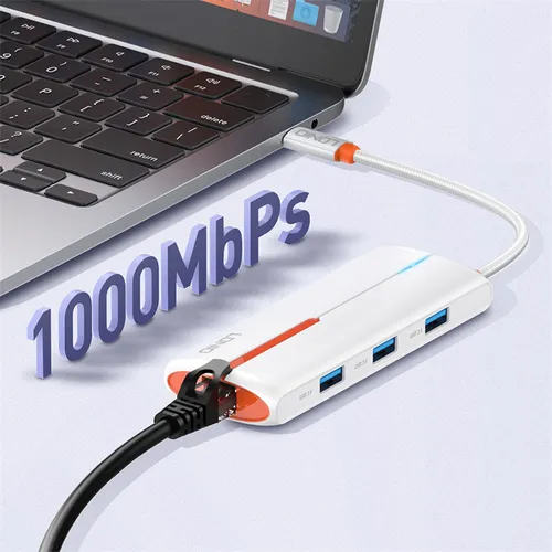 LDNIO DS-26H 6 in 1 USB Type-C Hub Adapter