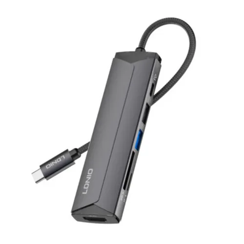 LDNIO DS-56H 6 in 1 Multi-Port Charging Hub