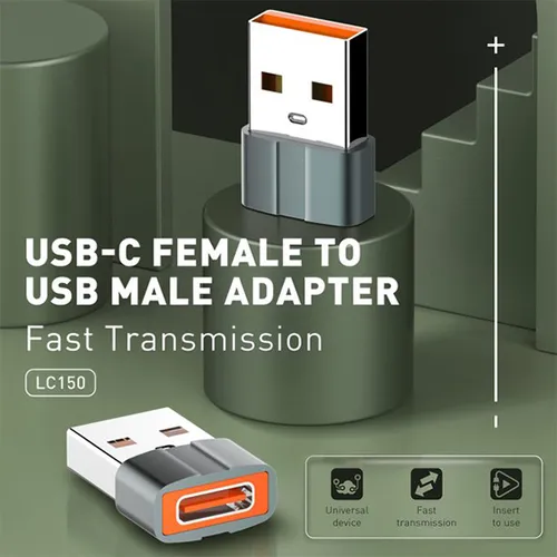 LDNIO LC150 USB-C Female to USB Male Fast Transmission Adapter
