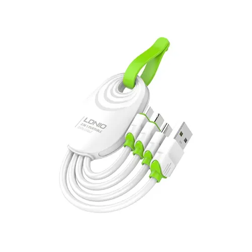 LDNIO LC95 3 In 1 Fast Charging Cable