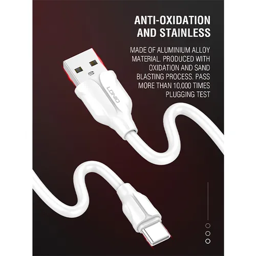 LDNIO LS361 2.4A USB to Type-C Fast Charging Cable