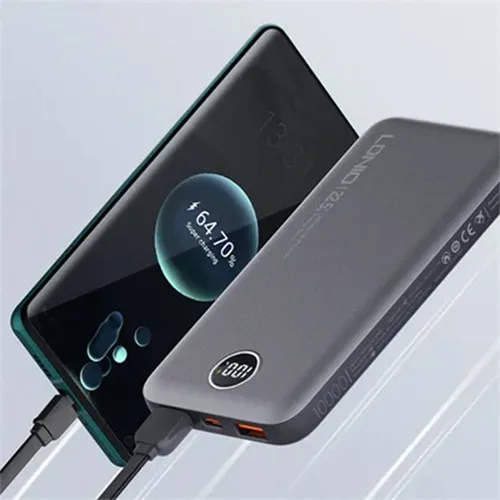 LDNIO PQ10 10000mAh Ultra Slim LED Digital Display Power Bank