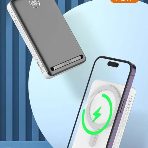 LDNIO PQ17 10000mAh Power Bank External 15W Magnetic Wireless Charging Power Bank