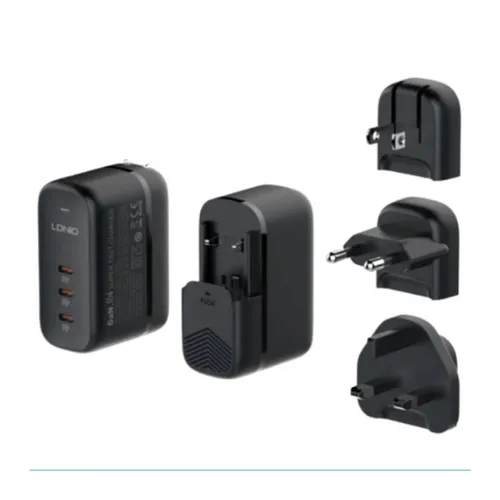 LDNIO Q367 65W Gan Super Fast Charger Three Ports With Type-C To C Cable