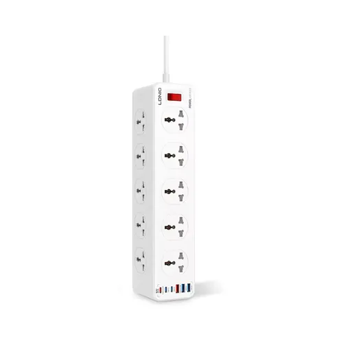LDNIO SC10610C 10 AC Outlets Universal Power Strip 3USB-C & 3USB-A
