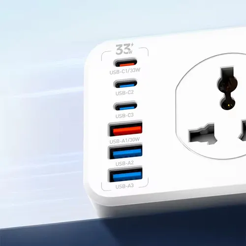 LDNIO SC10610C 10 Outlet + 3 USB + 3 Type-C Universal Power Socket Extension Cord