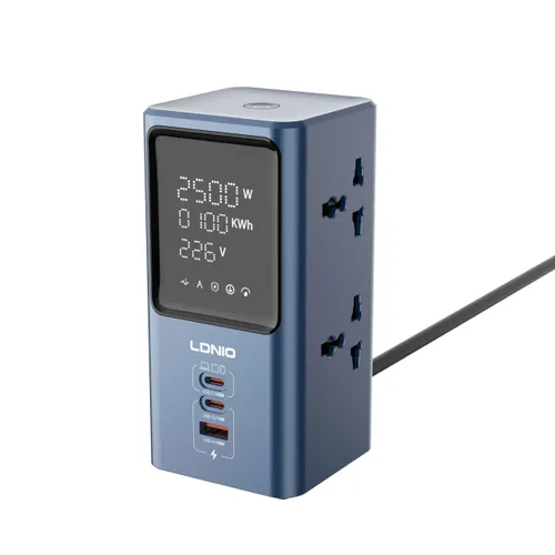 LDNIO SC2 Tower 45W Universal Power Strip