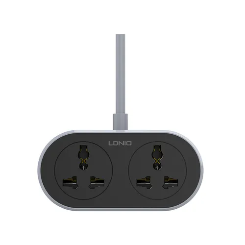 LDNIO SC2018 2500W 2 AC Outlet Universal 10M Extension Cord Power Socket