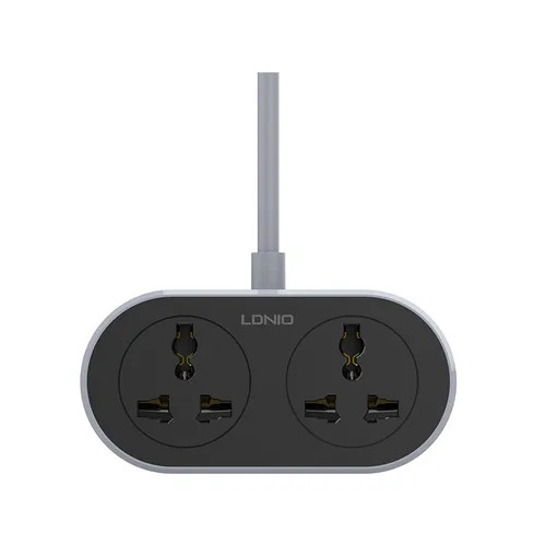LDNIO SC2018 2500W 2 AC Outlet Universal 10M Extension Cord Power Socket