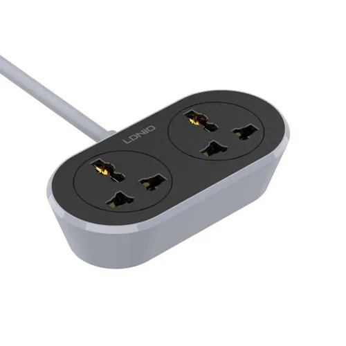 LDNIO SC2018 2500W 2 AC Outlet Universal 10M Extension Cord Power Socket