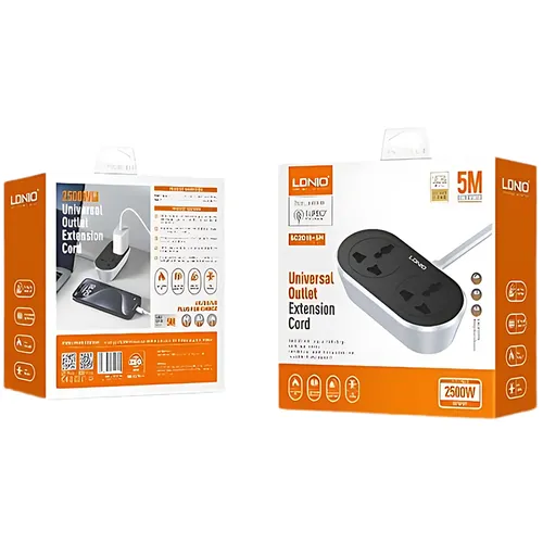 LDNIO SC2018 5M Universal Outlet Extension Cord