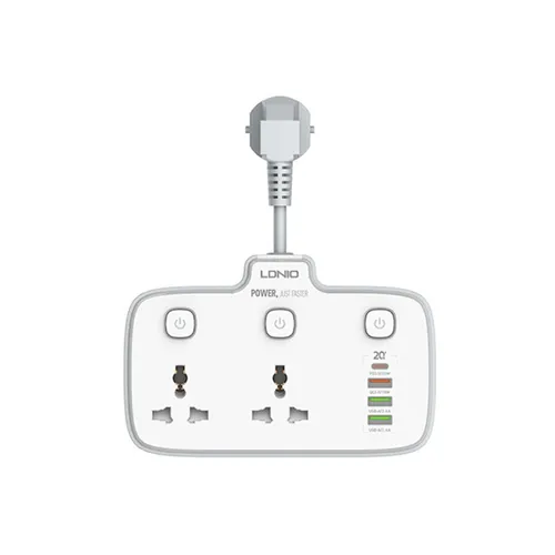 LDNIO SC2413 PD &amp; QC3.02 Universal Outlets Power Socket