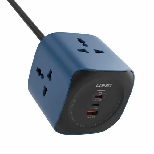 Ldnio SC3319 65W USB-c 6 in 1 Power Socket Cube 2500W Outlets