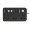 LDNIO SC3412 3 Power Socket + 20W USB-C PD + 3 USB QC3.0 Extension Power Cord