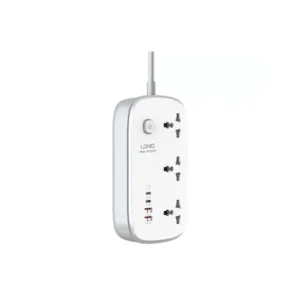 LDNIO SC3416 With 3 AC Outlets +2 USB + 2 USB-C PD 2M Power Strip