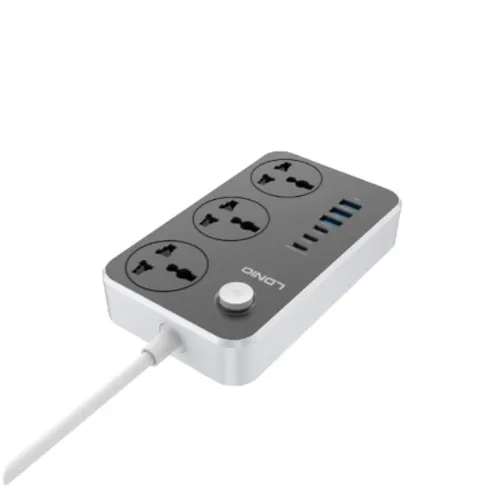 LDNIO SC3604C 3 Power Socket with 6 USB Ports